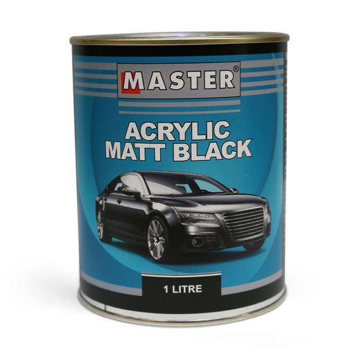 Mastertool Acrylic Laquer Matt Black 1L M2011MB