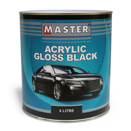 Mastertool Acrylic Laquer Gloss Black 4L M2014