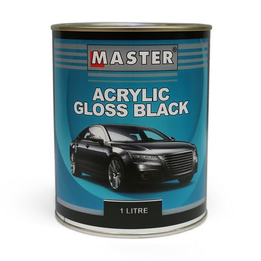 Mastertool Acrylic Laquer Gloss Black 1L M2011