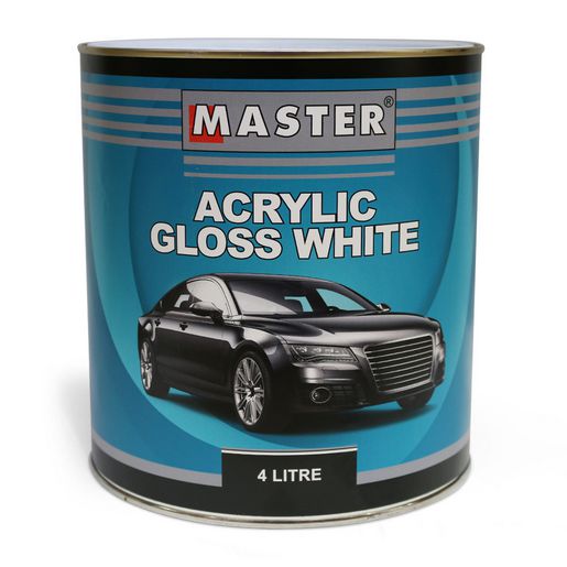 Mastertool Acrylic Laquer Gloss White 4L M2014W