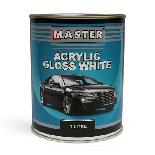 Mastertool Acrylic Laquer Gloss White 1L M2011W