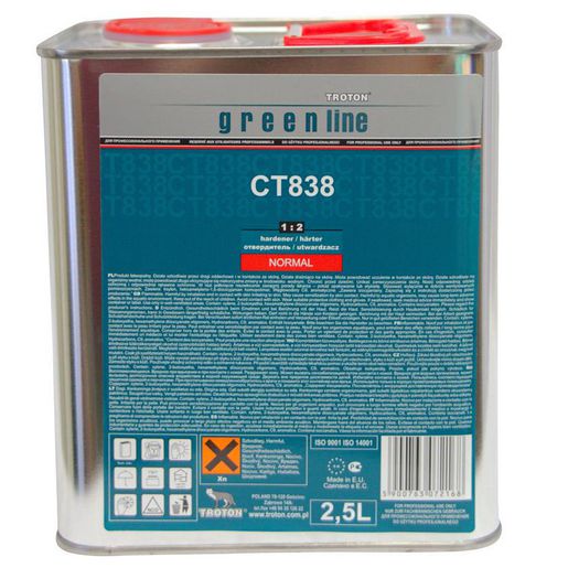 Troton Ct838 Ms Clear Coat Hardener Standard 2.5L T7216