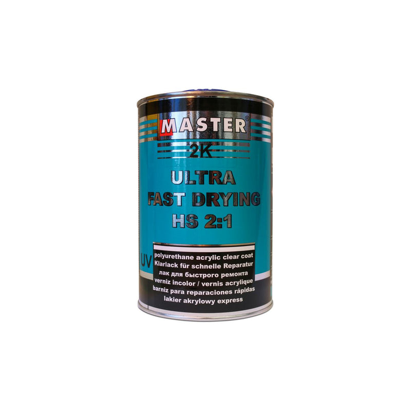 Mastertool Ultra Fast Drying Acrylic Clear Coat 2:1 1L