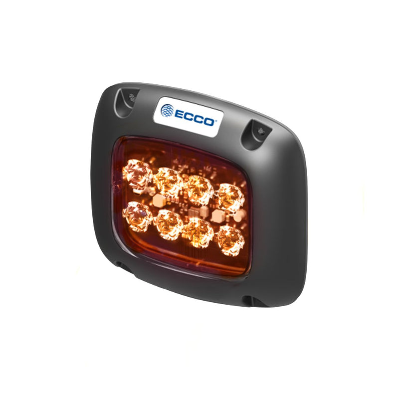 Ecco - LED Bus Surface Mount Wraning Lamp 12-24V Amber