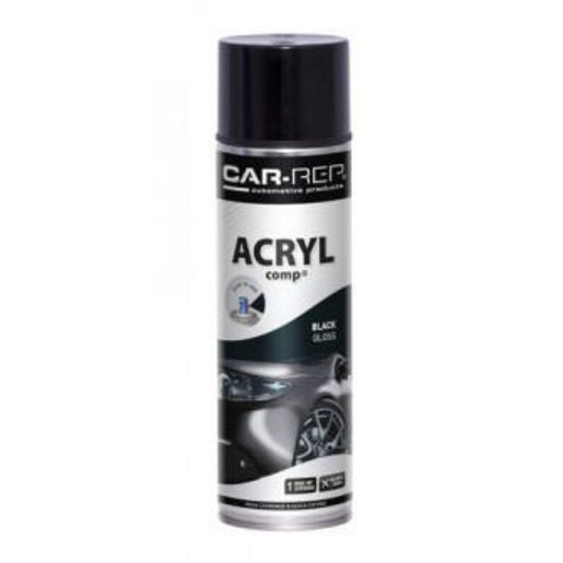 Car-Rep Acrylic Colour Gloss Black 500ml CR03202