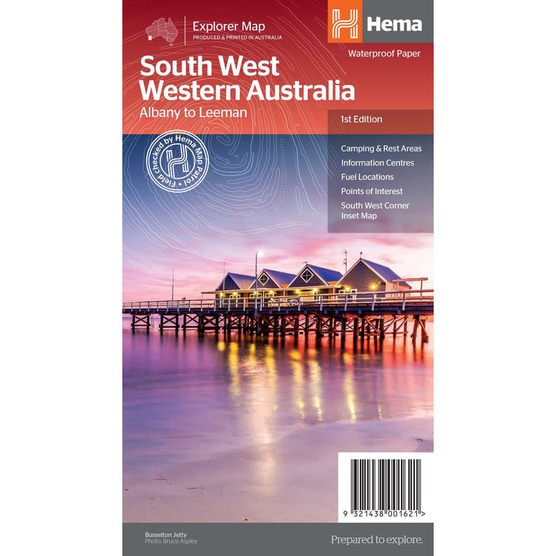 Hema Maps South West Western Australia Ed 7 9321438001621