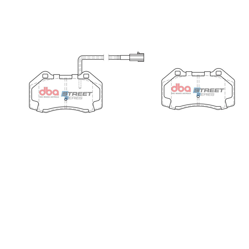 DBA Street Series Brake Pad Set Front DB2386SS