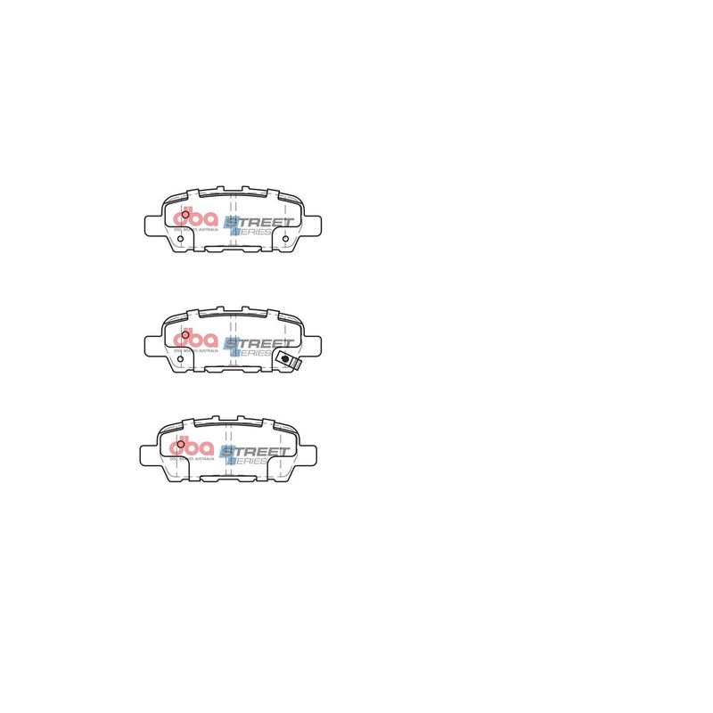 DBA Street Series Brake Pad Set Rear DB2340SS