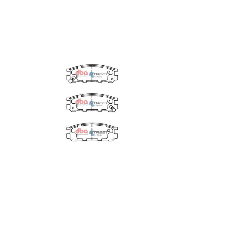 DBA Street Series Brake Pad Set Rear DB1186SS
