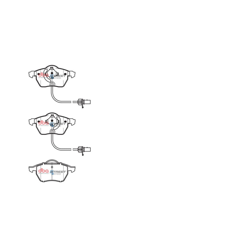 DBA Street Series Brake Pad Set Front DB1427SS
