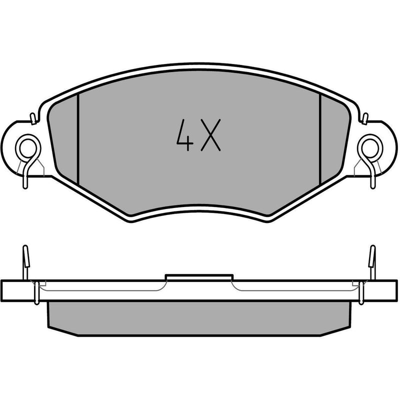 Meyle Original Brake Pad Set Front 025 219 8018