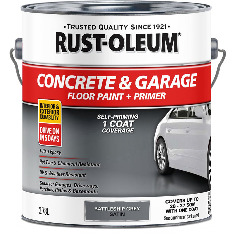 Rust-Oleum Concrete & Garage Floor Paint & Primer Battle