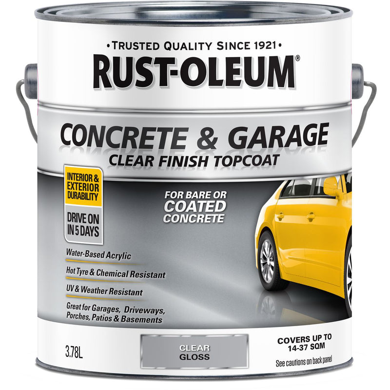 Rust-Oleum 1 Part Concrete Floor Coating Clear Topcoat