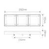 LED Autolamps 280 Mini Jumbo Stop/Tail/Indicator LED