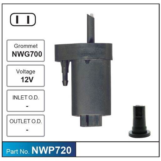 Nice Products Windscreen Washer Pump NWP720