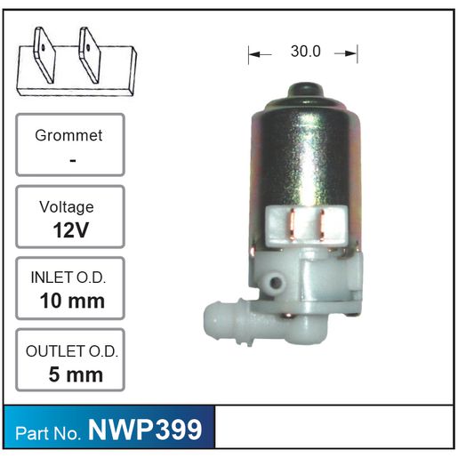Nice Products Windscreen Washer Pump NWP399