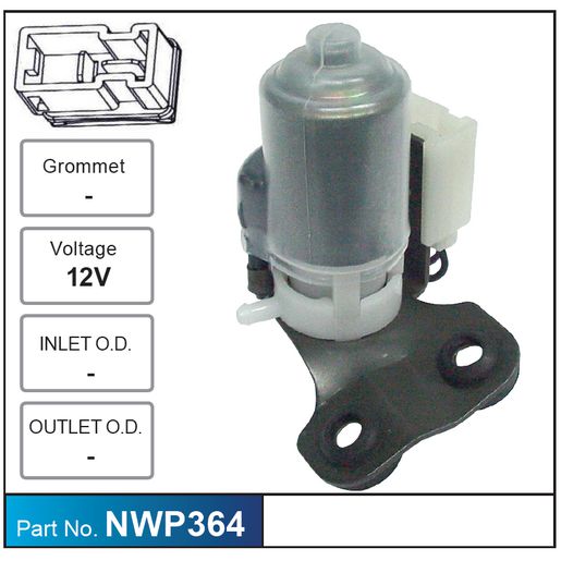Nice Products Windscreen Washer Pump NWP364