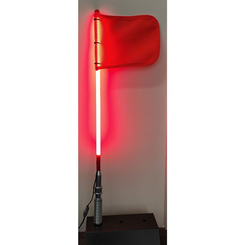 Safety Aerials 0.6M 12V Red Full Pole Ultra Bright Led