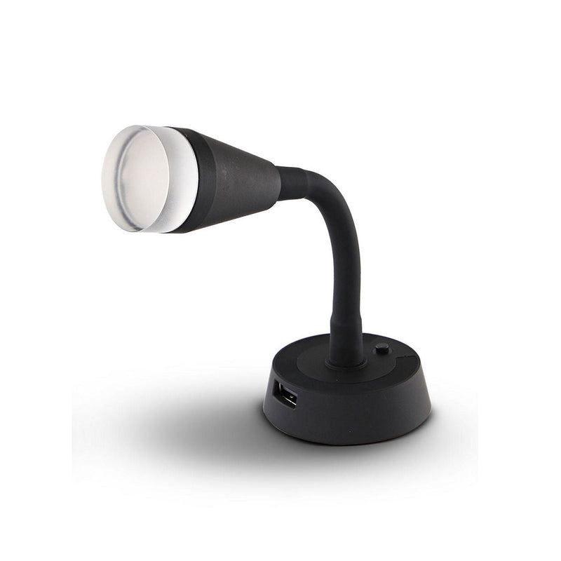 LED Autolamps 12V Reading Lamp Translucent Acrylic Lense
