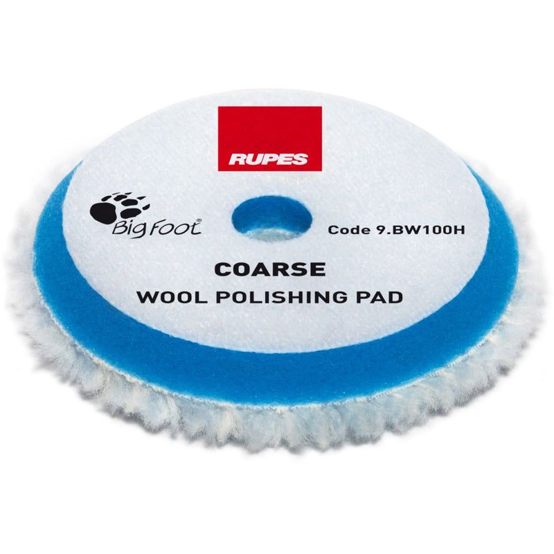 Rupes Bigfoot Wool Polishing Pad Blue Coarse 75mm