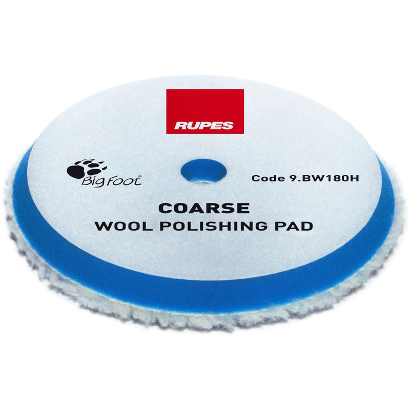 Rupes Wool Polishing Pad D-A Coarse Blue 150/175mm 1Pk