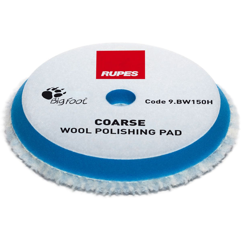 Rupes Wool Polishing Pad D-A Coarse Blue 130/145mm 1Pk