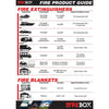 Firebox Fire Extinguisher Dry Chemical Powder ABE 1kg