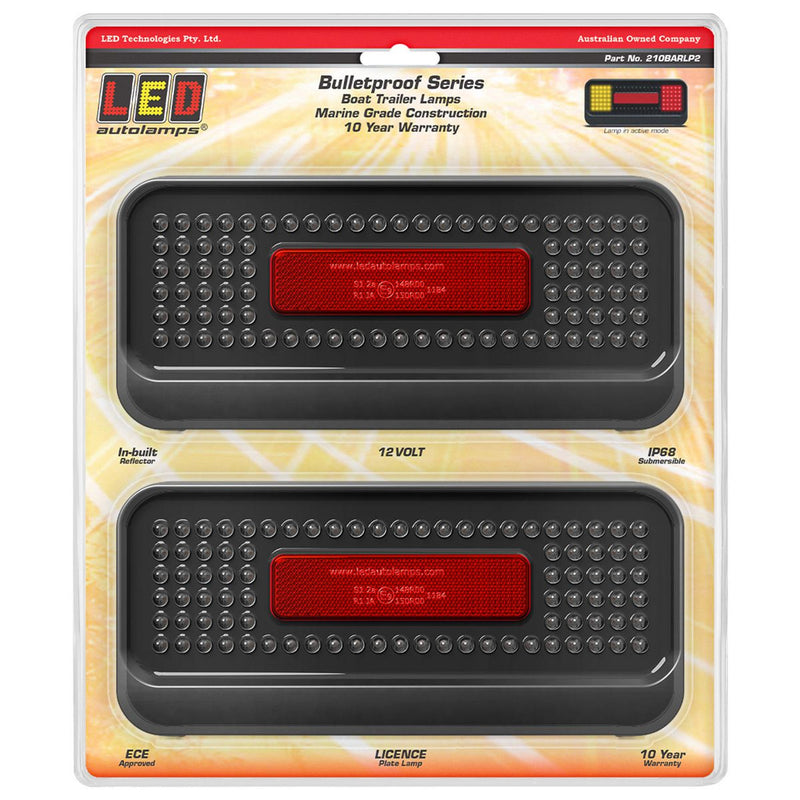 LED Autolamps - 210 Bulletproof Series Boat Trailer Lamps