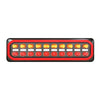 LED Autolamps Twin Blister Combination Lamps 3855ARWM-2