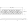 LED Autolamps Checker Plate Style RHS