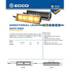 Ecco Dual Colour Amber-White Directional, Window Shroud