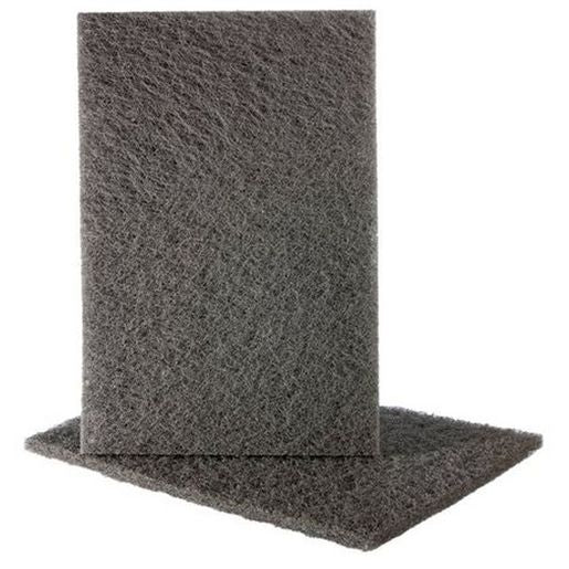 GRP Grey Abrasive Hand Pad 600 Grit 6 x 9 inch 2 Pack