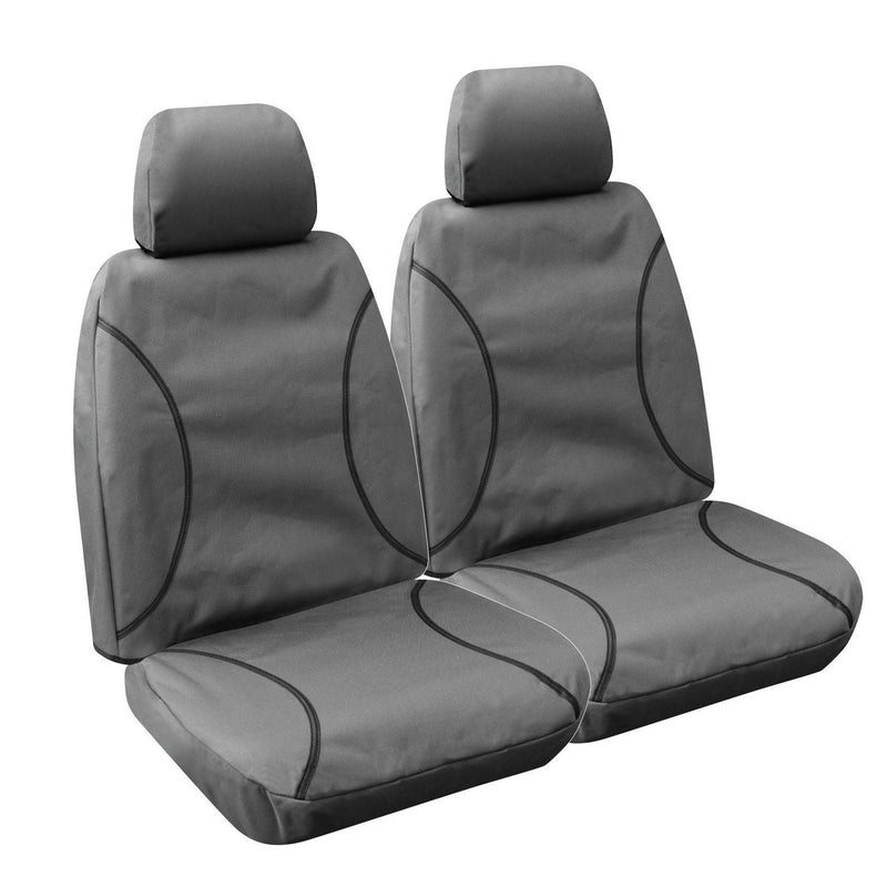 Sperling Tradies Canvas Front Grey Seat Covers Suits
