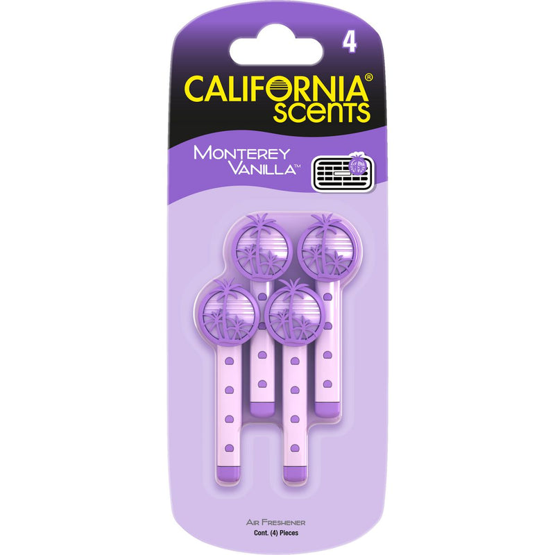 California Scents Monterey Vanilla Vent Sticks E303681100