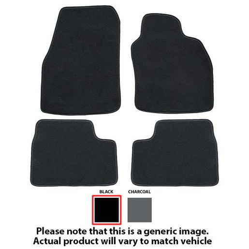 Sunland Car Floor Mats - Black 4 Piece TPA17014