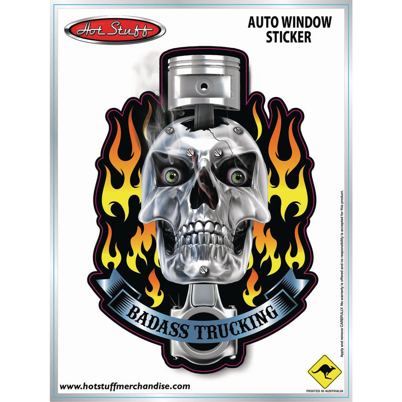 Hotstuff Auto Sticker - Bad Ass Trucking SH885