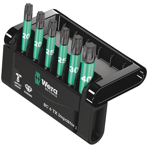 Wera Bit-Check Impaktor 6 Piece WER057693