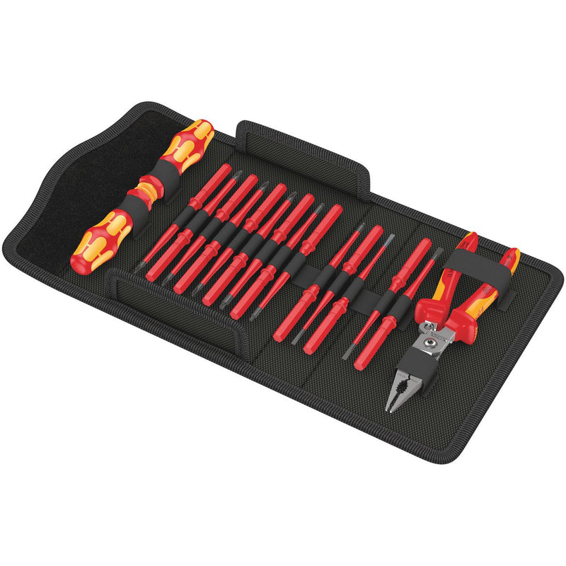 Wera 17 Piece Kraftform Kompakt Vde Extra Slim Set