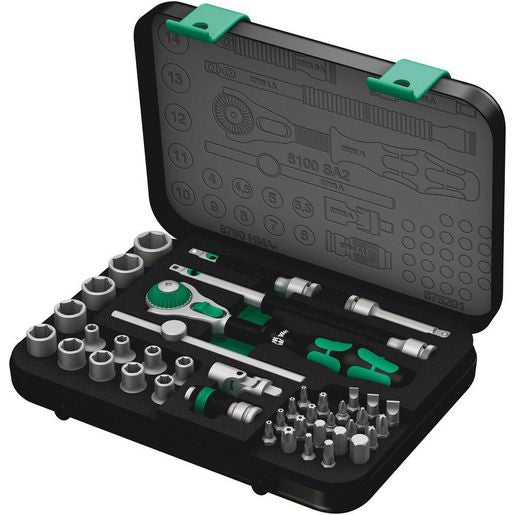 Wera 42 Piece Metric 1/4 Inch Speed Ratchet Socket Set