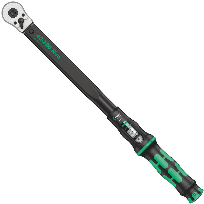 Wera Torque Wrench 40-200Nm 1/2In Drive WER075622