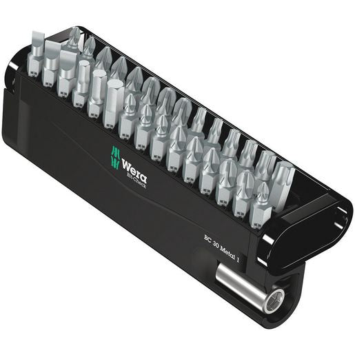 Wera Bit-Check 30 Metal Insert Bit Set 30 Piece WER057434