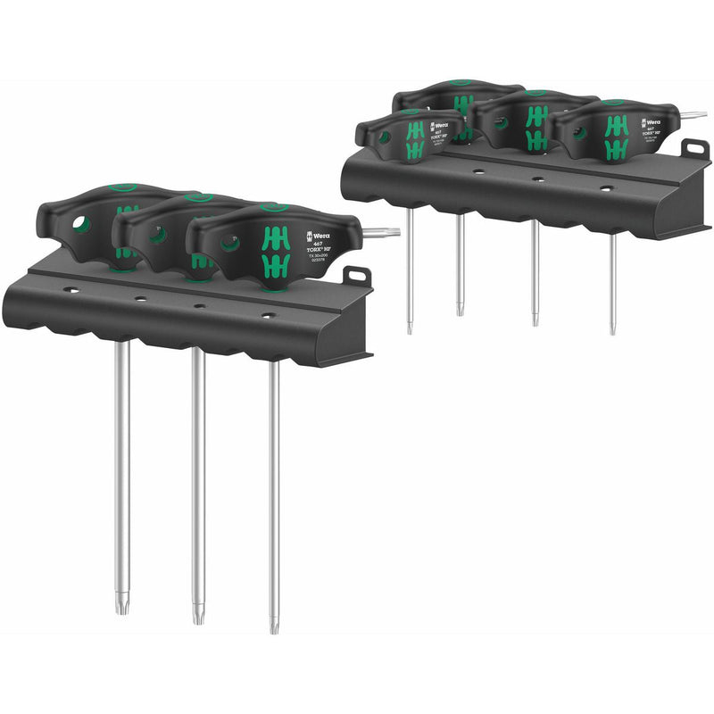 Wera T-Handle Torx Driver Set 7 Piece Set WER023452