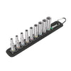 Wera 9 Piece Metric 1/4 Inch Deep Socket Set WER004525