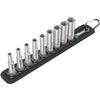 Wera 9 Piece Metric 1/4 Inch Deep Socket Set WER004525