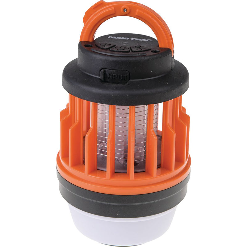 Maxi Trac 3 In 1 Rechargeable Camp Lantern With Bug