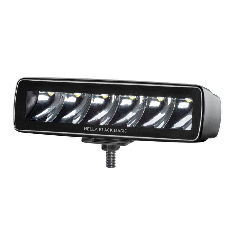 Hella Black Magic 6 LED 6.2 Inch Spot Beam Light Bar