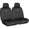 R.M. Williams Front Car Seat Covers Canvas Black - Pair