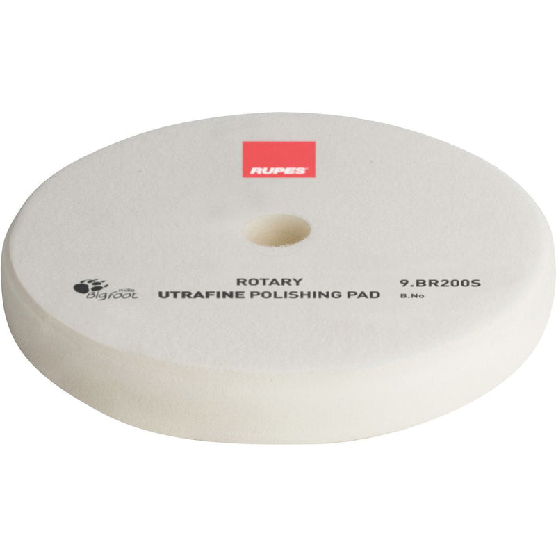 Rupes Bigfoot Rotary Foam Polishing Pad White Ultra Fine
