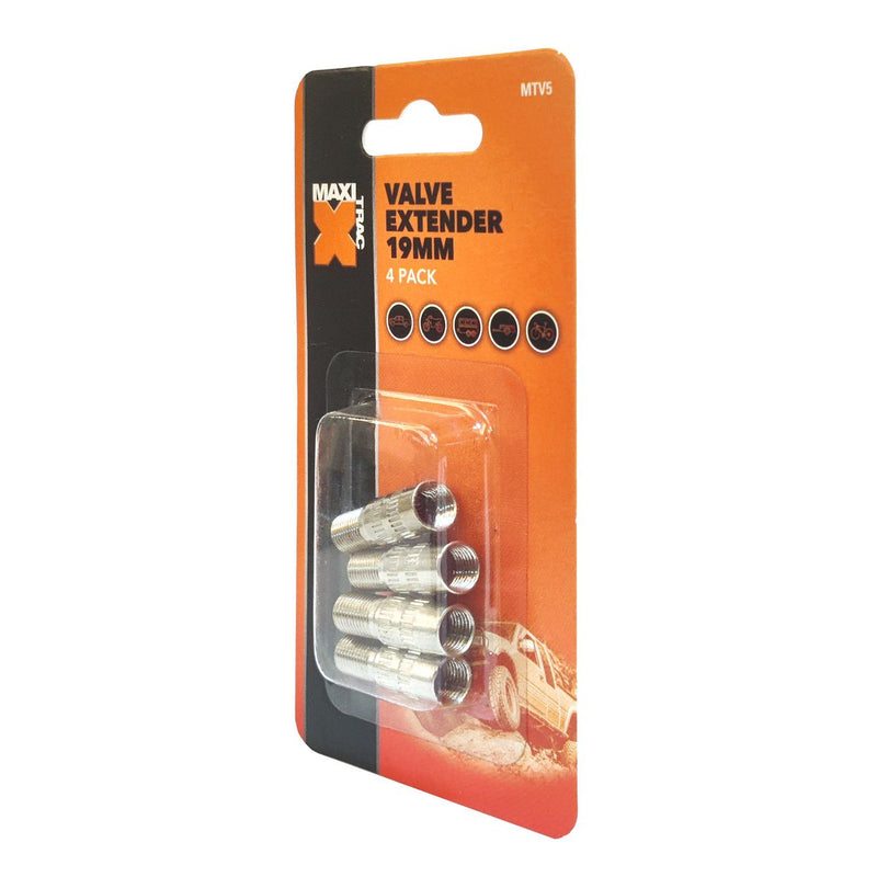 Maxi Trac Valve Extensions 19mm 4 Pack MTV5