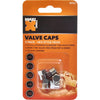 Maxi Trac Hexagon Chrome Valve Caps 5 Pack MTVC7
